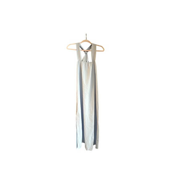 Commense Maxi Dress Halter Neck Sleeveless Slit Light Blue‎ XS - Picture 7 of 7